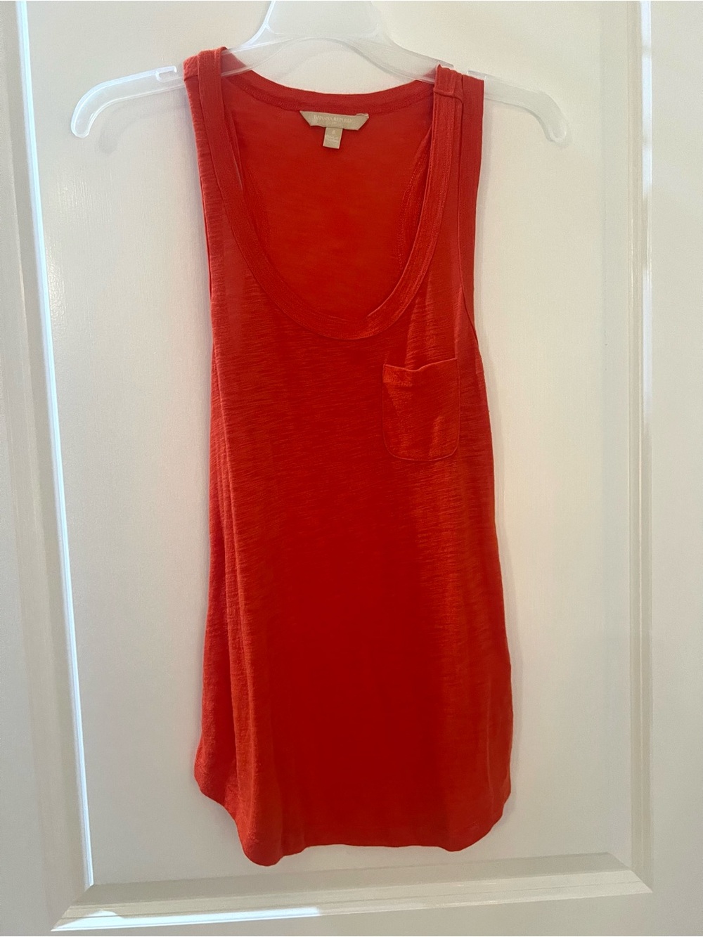 Banana Republic Orange Scoop Neck Tank with Pocket